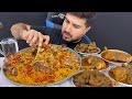ASMR Eating Mutton Mandi Spicy Chicken Liver Gizzard Curry Chicken Legs Curry Real Mukbang