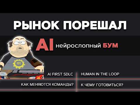 ИИ нейрослопный БУМ. Как меняется работа в IT? AI First SDLC и Human in the LOOP. К чему готовиться?