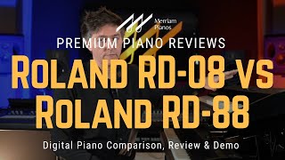 Video thumbnail for 🎹 Roland RD88 vs RD08: Ultimate Head-to-Head Comparison! 🎹 by Merriam Music