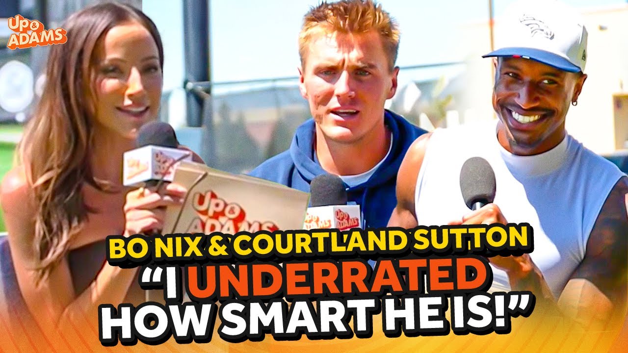 Broncos Bo Nix & Courtland Sutton on Sean Payton, Facing Pat Surtain II, & LOVE for Jahdae Barron!