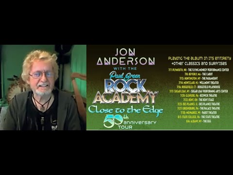 YES' Jon Anderson debuts new song "So Limitless" w/ Paul Green Rock Academy + tour!