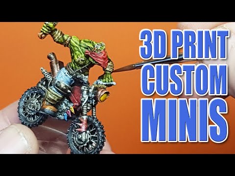 Painting Mad Max Style Custom Orc Miniatures for Modulorka