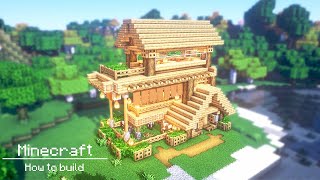 Minecraft: How to build Simple wood survival base | Minecraft tutorial