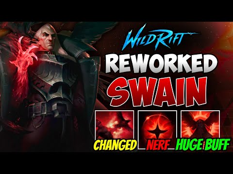 Wild Rift: REWORKED SWAIN IS BROKEN - Gameplay, Build, Pro Tips