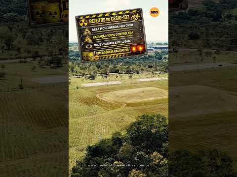 ☢️ O depósito do Césio-137 em Goiânia existe até hoje #emergenciaradioativa #cesio #drone #netflix