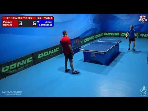 18:30 Maksym Deineha 2-3 Artem Semenenko West 3 WIN CUP 17.11.2022 | TABLE TENNIS WINCUP
