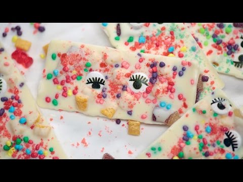 White Chocolate Bars With Pop Rocks | Just Add Sugar