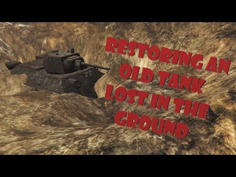 Digging Up Tanks And Doing Them Up In Tank Mechanic Simulator