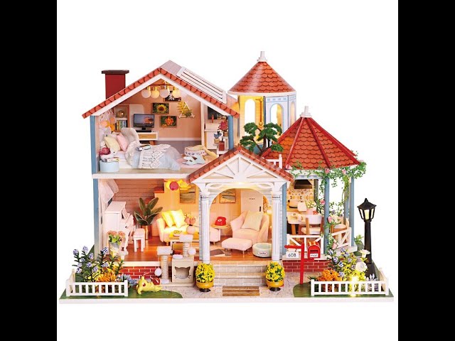 Vídeo relacionado con Cuteefun Kit de Casa de Muñecas en Miniatura, Manualidades Creativas con LED, Decoración única, para Adultos Adolescentes, Cumpleaños (Beer Bar)