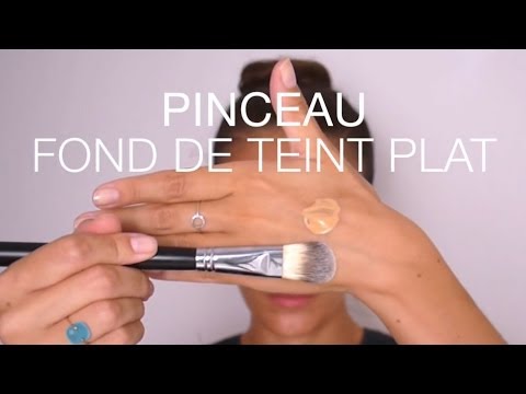 comment appliquer fond de teint au pinceau