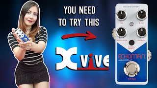 Video thumbnail for This Delay Pedal Is AMAZING | Xvive V21 Echoman Analog Delay ✨ by Juliana Wilson