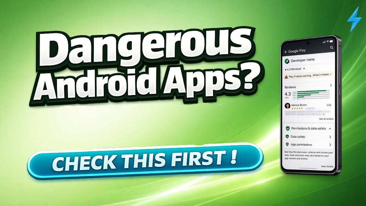 How to Spot Dangerous Android Apps Before You Install Them (2026) — Simple Safety Checklist
