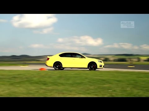 Skoda Octavia RS: Gelb, gut, günstig - Fast Lap | auto motor und sport