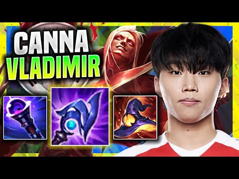CANNA IS READY TO PLAY VLADIMIR! - T1 Canna Plays Vladimir Top vs Lulu! | Season 11