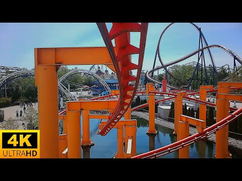 Iron Dragon Front Seat 4K On-Ride POV Cedar Point Sandusky, Ohio