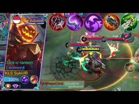 HOW TO SURVIVE FROM VERY POWERFUL ENEMIES USING LEOMORD? | BUILD TOP GLOBAL 1 LEOMORD - MLBB