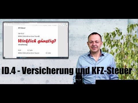 VW ID.4 - Die Versicherung und KFZ-Steuer im Vergleich zum Verbrenner