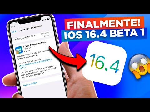 SAIU! 🔥 iOS 16.4 Beta 1! O que veio? Várias novidades!