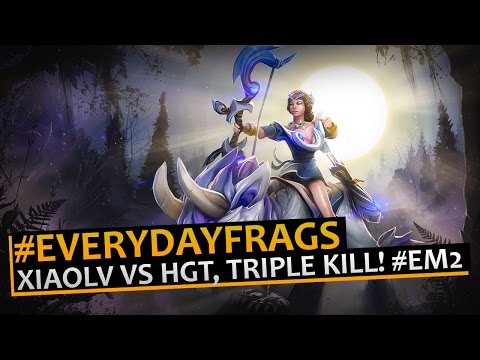 XiaoLv Mirana vs HYPER GLORY TEAM, TRIPLE KILL! #EMCup S2