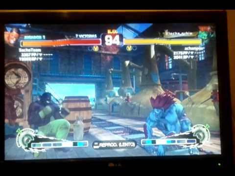 SSFIV: AE v2012. Torneo arcadia league series SachoTeam (Dee Jay) vs achampou (Blanka)