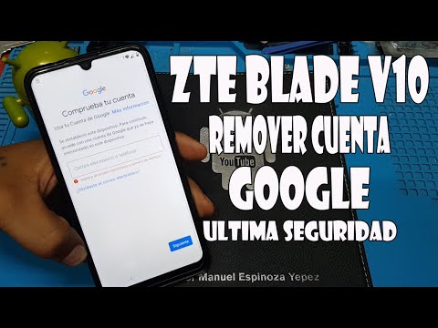 ZTE BLADE V10/REMOVER CUENTA GOOGLE /ULTIMA SEGURIDAD