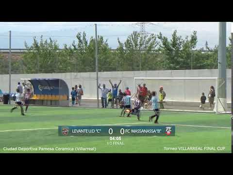 Villarreal Final Cup. 1/2 FINAL. Levante UD "C" 1 - 0 Futbol City Massanassa "B" (Aguilar)