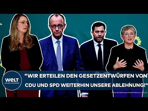 DEUTSCHLAND: "Wir erteilen den Gesetzentwürfen von CDU und SPD weiterhin unsere Ablehnung!"