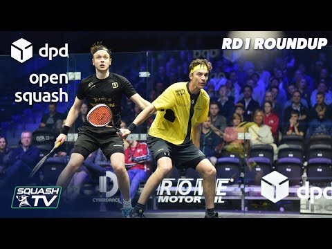 Squash: DPD Open 2019 - Men's Rd 1 Roundup