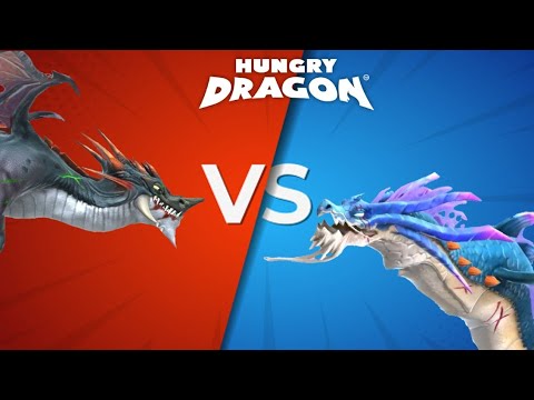 Draconis vs Poseidran Dragon! - Hungry Dragon
