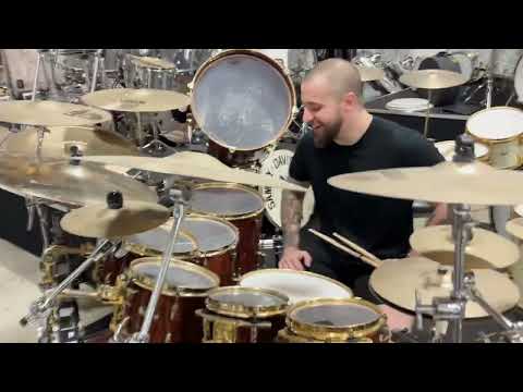 Eloy Casagrande plays Todd Sucherman's 2012 Styx Tour Drums