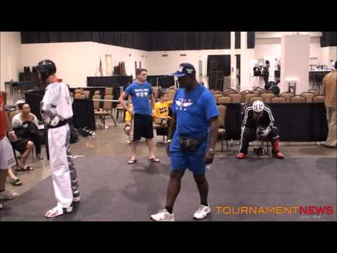 Jake Haromszeki vs Peter Davenport at North American International Karate Championship 2012