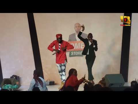 Bobi Wine Junior and Jose Chameleone Junior Performing on same stage at Comedy Store 😆