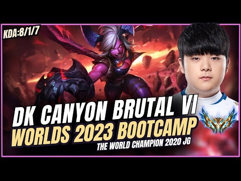 THE MONSTER! DK Canyon Vi JG vs Rell | Challenger Vi Gameplay lol Worlds 2023 | S13 Patch 13.20 ✅🥇