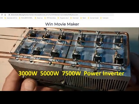 3000W 5000W 7500W BEST POWER INVERTER 12V Battery, DIY. Part 1