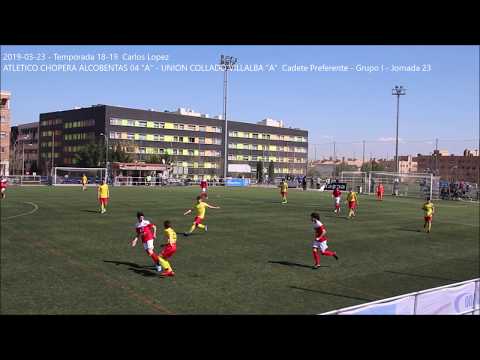 2019-03-23 Carlos Lopez  - ATLETICO CHOPERA ALCOBENDAS 04 "A" - UNION COLLADO VILLALBA "A"