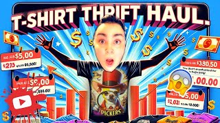 Thrift Store T-Shirt Haul | What Sells & For How Much