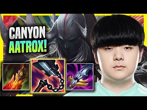CANYON IS SO GOOD WITH AATROX! - DK Canyon Plays Aatrox JUNGLE vs Viego! | Season 2022