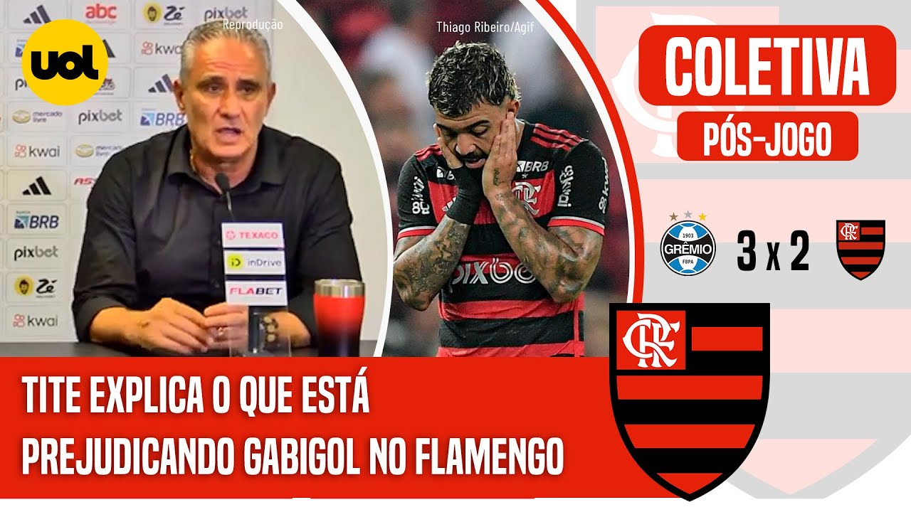 TITE SE ESQUIVA DE PRESSÃO NO FLAMENGO E EXPLICA O QUE ESTÁ DANDO ERRADO PARA GABIGOL; VEJA COLETIVA
