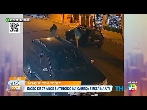 Idoso vai para UTI após ataque com tijolo em Santa Adélia