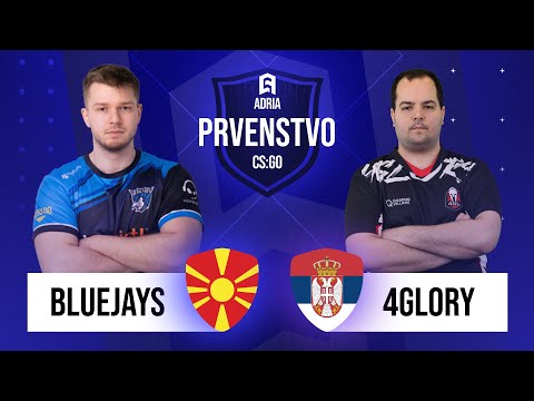 BLUEJAYS 🇲🇰 vs 🇷🇸 ex-4glory - 5. kolo - Swiss grupna faza - Adria CS:GO Prvenstvo 2022
