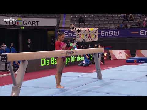 🥇 Konnor McClain (USA) Balance Beam 2022 DTB Pokal Event Finals | CoP : 2022-2024