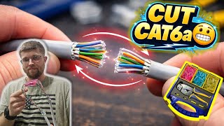 I Cut a Cat6a Cable and Tried to Fix It — Here’s What Happened