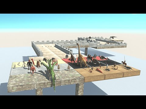 CARNIVORE DINOSAURS Challenge | Animal Revolt Battle Simulator