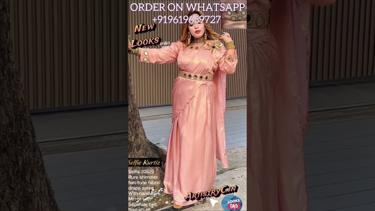 Shop Trending Ready-to-Wear Saree Under 4500 like Akshara for Wedding Guest? WhatsApp +919619659727