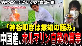 【論破】中国産白菜の「遺体保存剤」事件で、「中国産の方が安全」と語った神谷宗幣を叩くアンチの無知