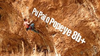 Bouldering With A Rope : Pu Pai o Popeye 8b+ / 5.14a (Hada, Leonidio) | Second Ascent