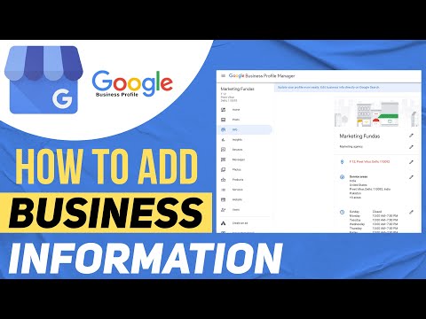 How to Add Information on Google Business Profile | Google My Business Information Kaise Dale