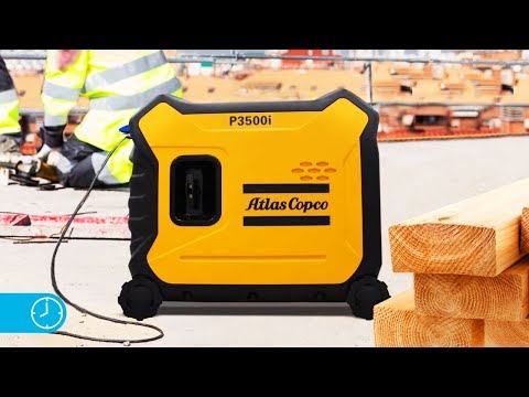 Elverk Atlas Copco P6500T Kondensator 6,2 kVA 230/400 V