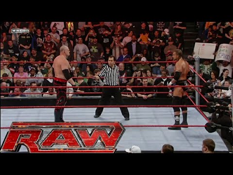 Triple H vs Kane (WrestleMania Rewind) RAW Mar 10,2008