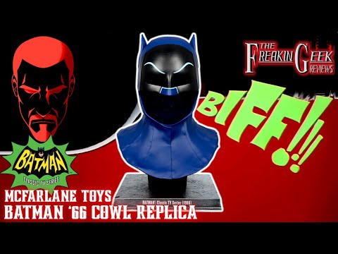 McFarlane Toys Batman '66 COWL REPLICA: EmGo's Reviews N' Stuff